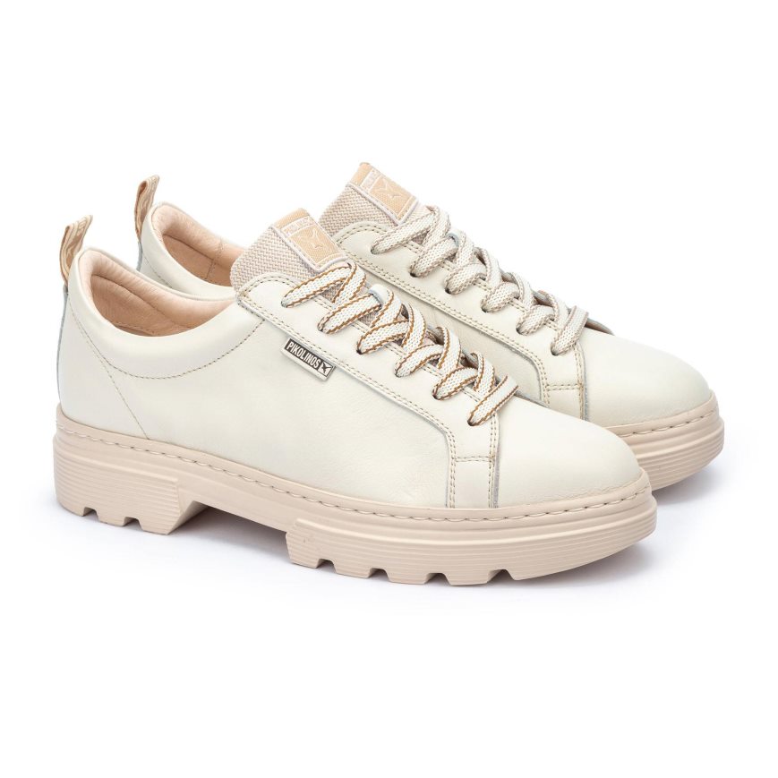 Women's Pikolinos ASTURIAS Sneakers White | NZ YQ92015